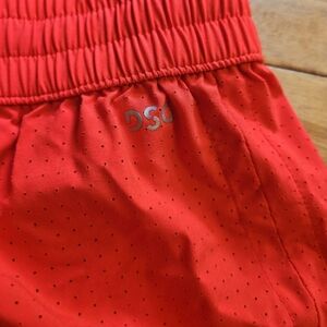 DSG bright red shorts